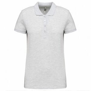 Kariban Womens/Ladies Pique Polo Shirt / Ash Heather